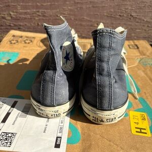 Converse Navy High-Top Sneakers - Dark Gray